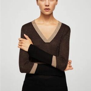 Mango metallic sweater, size XS